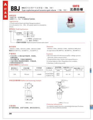 供應(yīng)BBJ防爆聲光報(bào)警器與吊桿式防爆聲光報(bào)警器 電氣信號(hào)設(shè)備的卓越選擇